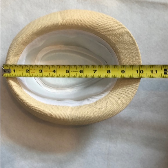 New Fedora Hat with Black Leather Belted Kids Size - Picture 7 of 8